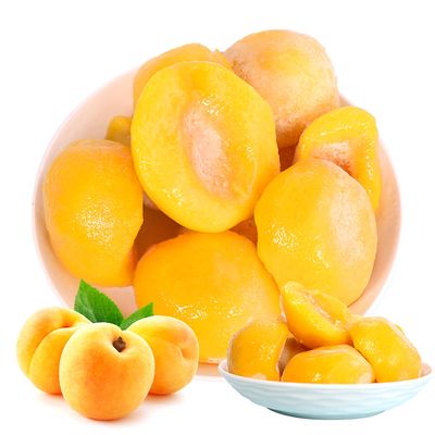 IQF Organic Yellow Peach Halves Frozen Fruits Sweet Taste Bulk Packaged Preserved Water Pulp Whole Cubes Dice Halve Available