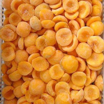 IQF Organic Yellow Peach Halves Frozen Fruits Sweet Taste Bulk Packaged Preserved Water Pulp Whole Cubes Dice Halve Available
