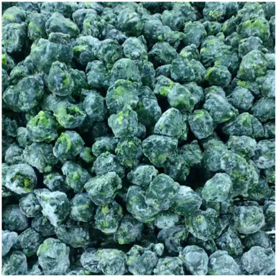 Hot-selling Frozen Spinach Ball Delicious IQF Frozen Vegetables China-origin BRC/HACCP/ISO/HALAL/KOSHER Certified