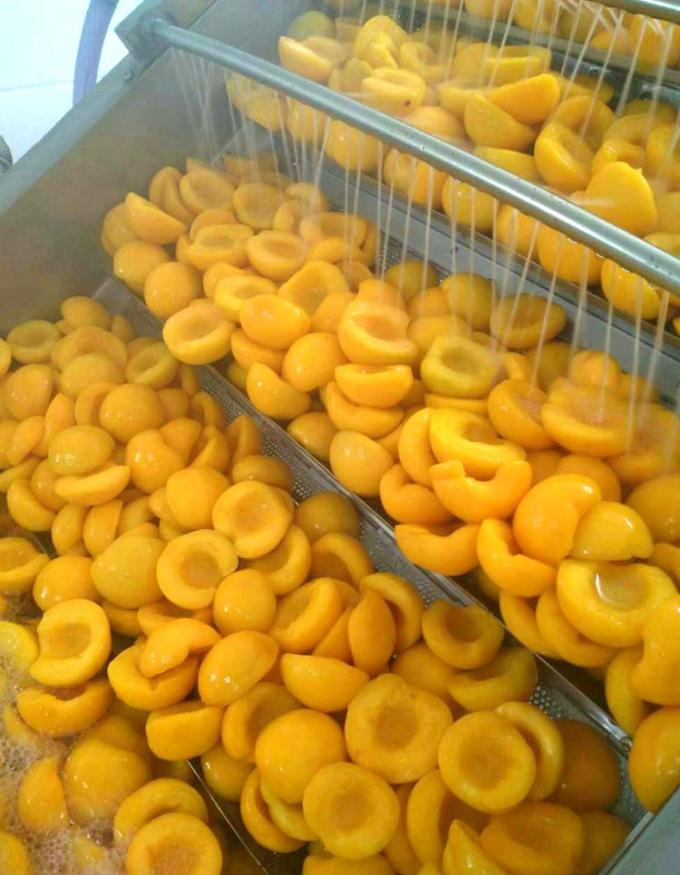 Sinocharm Prodotto 4 Stelle BRC-A Pesca Gialla Fresca 10x10mm Cubetti di Frutta Surgelata IQF Cubetti di Pesca Gialla 1