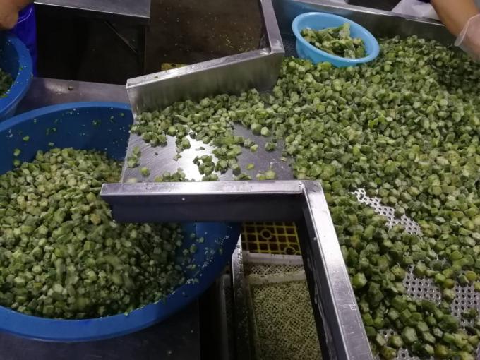 Fornitura cinese migliore qualit&agrave; buon prezzo Iqf verdura surgelata intera Okra Gumbo 5