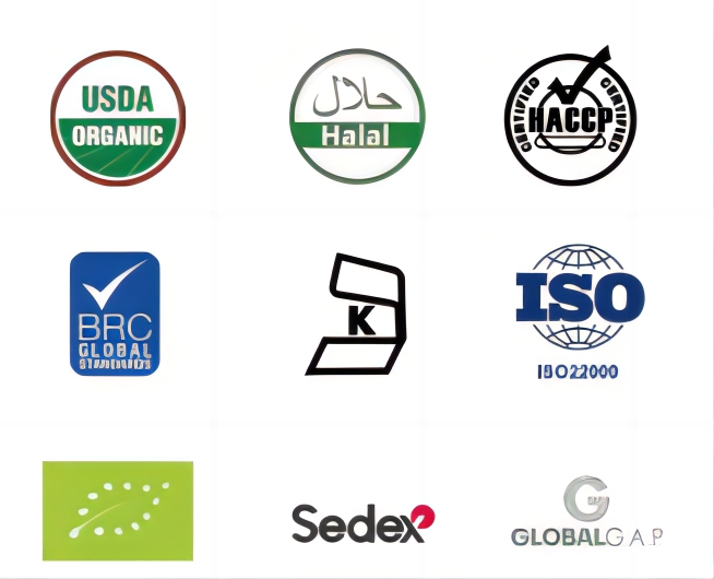 Prodotti caldi Prezzo di fabbrica Bianco Colore BRC Certificati HACCP Verdure surgelate IQF Aglio biologico 6