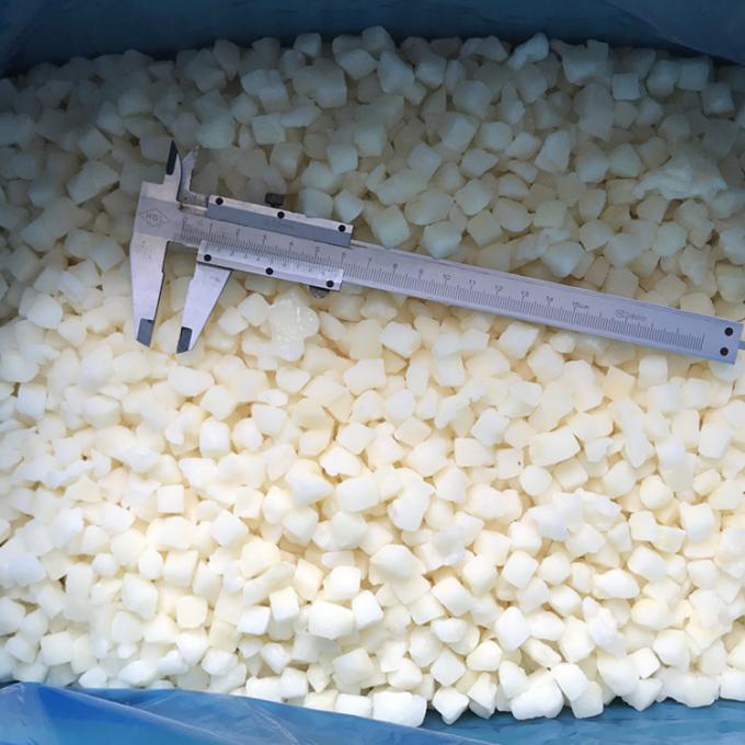 Cina Origine IQF Cubetti di Pera Fresca Surgelata Dadi 10x10mm Buon Prezzo Frutta Surgelata Pera della Neve a Cubetti 2