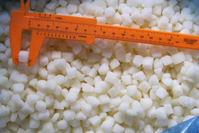 Cina Origine IQF Cubetti di Pera Fresca Surgelata Dadi 10x10mm Buon Prezzo Frutta Surgelata Pera della Neve a Cubetti 0