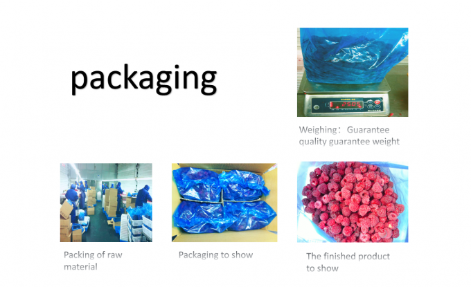 Prezzo di fabbrica all'ingrosso di crumble di lamponi surgelati IQF Rigoroso controllo di qualit&agrave; Buon gusto 4