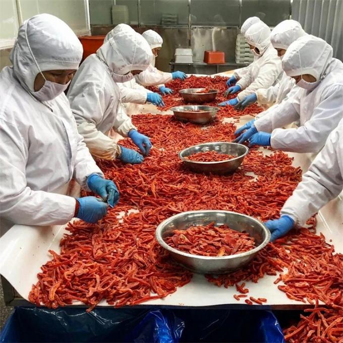 Fabbricazione professionale di qualità certificata IQF Frigori di peperoncino rosso 0